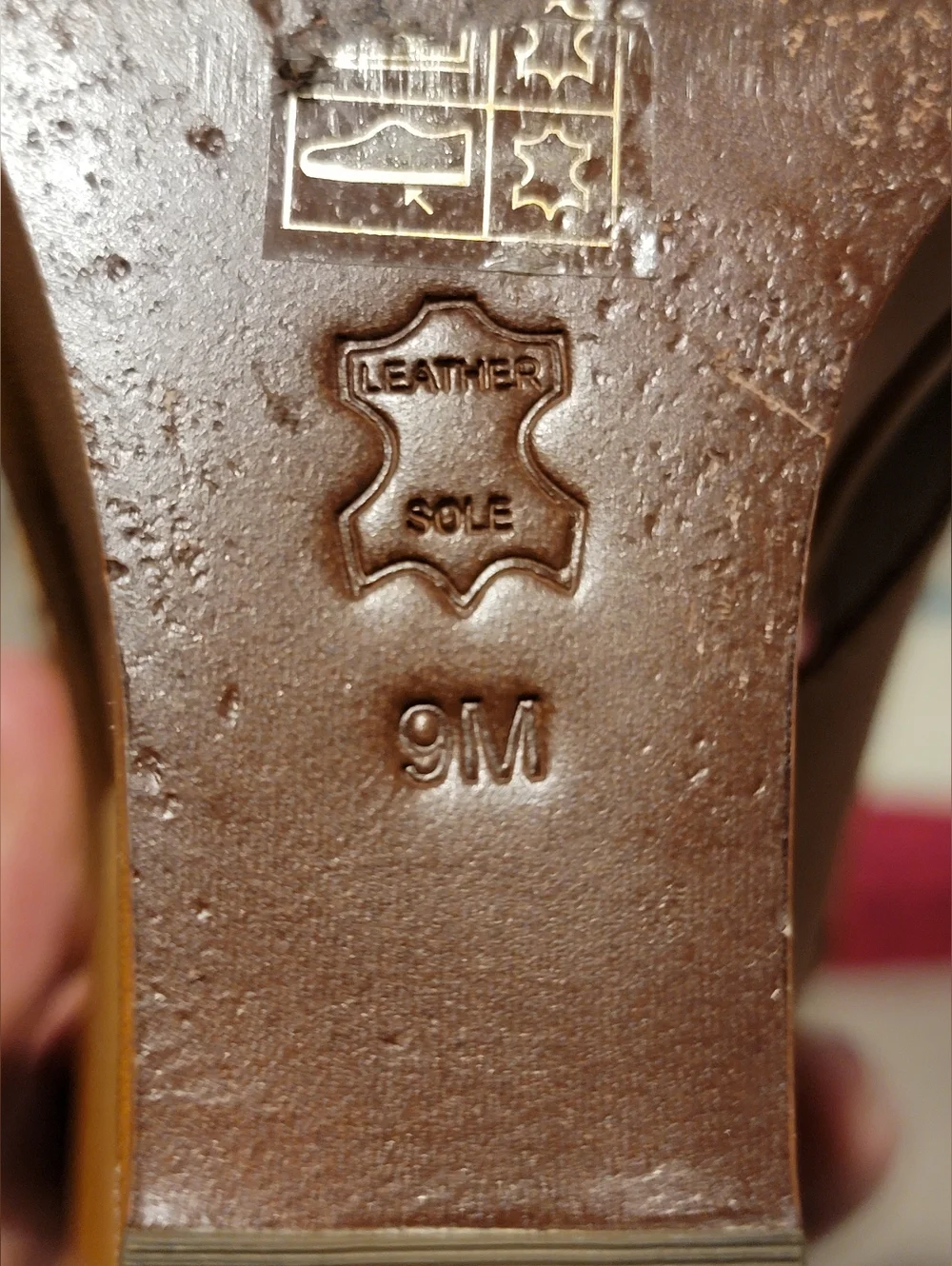 Tory Burch Gabrielle Leather Slingback Wedges Heels Royal Tan Size 9